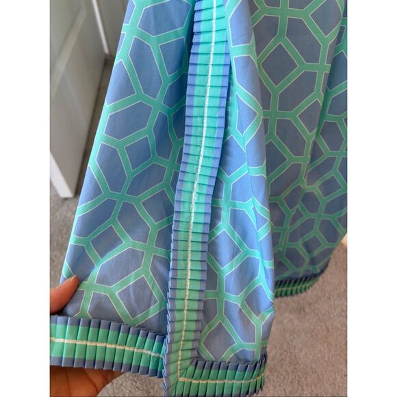 NWOT Gretchen Scott Surf's Up Dress - periwinkle , $225 XL - Picture 9 of 11